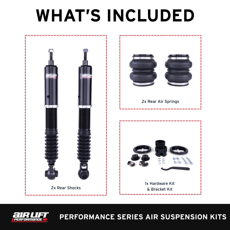Toyota Avalon Air Suspension Kit - Rear - Air Lift - Air Lift Performance - `19-`22